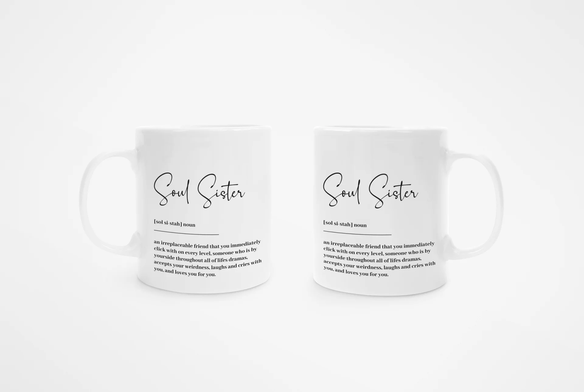 Personalized Soul Sister Mug