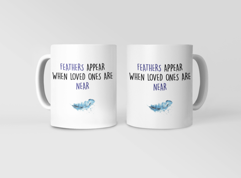 Feathers appear when loved ones are near
