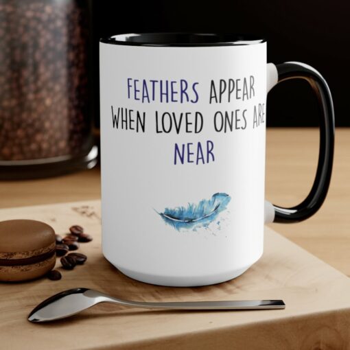 Feathers appear when loved ones are near