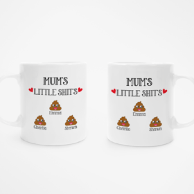 Personalized Mum's Little Shit Mug
