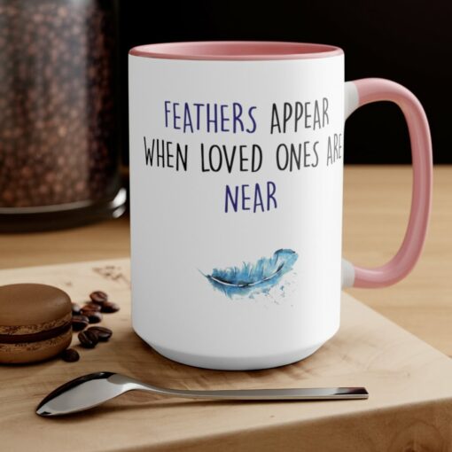 Feathers appear when loved ones are near