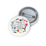 Happy Father's Day Badge, Fathers Day Badge Best DAD Awesome DADDY Badge Perfect Gift for Dad, Custom Pin badge, Personalized Badges - Image 3