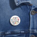 Happy Father's Day Badge, Fathers Day Badge Best DAD Awesome DADDY Badge Perfect Gift for Dad, Custom Pin badge, Personalized Badges - Image 4