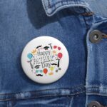 happy father's day badge bigbuckle