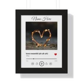 Lyric Print | Personalised Spotify Song and Photo Print | Custom Printable Wall Art | Song Wall Ar | Favourite Song | Wedding Song Print