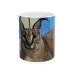 Big Floppa Caracal Cat Flopster Floppa Gregory Know Your Meme Mug, big floppa, meme mug, funny mug,office mug