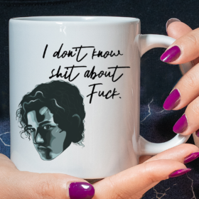 Ruth Langmore Coffee Mug, I don't know Sh*t about F*ck