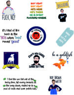 Ted Lasso Roy Kent AFC Richmond Sticker Sheets Pack of 3 - Image 2