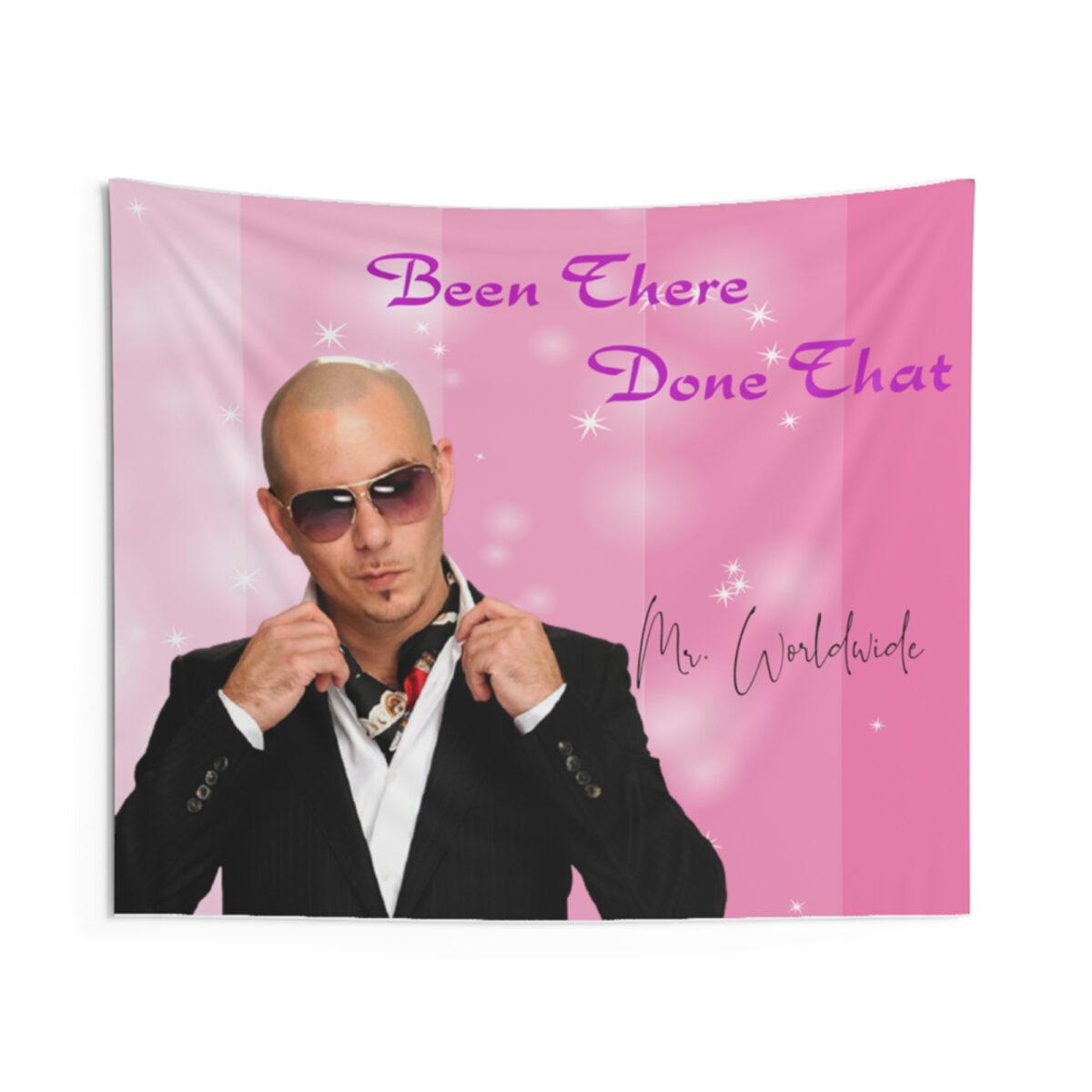 pitbull mr worldwide tapestry