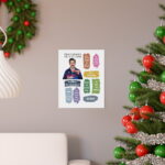 Ted Lasso Sayings | Ted Lasso Poster Framed and Unframed Vertical Poster