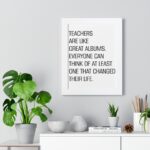 Teachers are like great albums | Roy Kent Framed & Unframed Vertical Poster