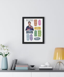 Ted Lasso Sayings | Ted Lasso Poster Framed and Unframed Vertical Poster