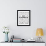 Be Curious Not Judgmental | Roy Kent Framed & Unframed Vertical Poster
