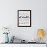 Be Curious Not Judgmental | Roy Kent Framed & Unframed Vertical Poster