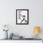 Don't you dare Settle for fine | Roy Kent Framed & Unframed Vertical Poster