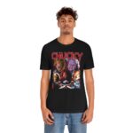 Chucky Shirt Tee Halloween Tshirt Teen Vintege Graphic T Shirt Movie Unisex Crewneck, lachlan watson, chuckey series, glen glenda - Image 4