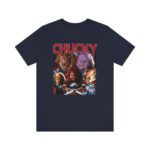Chucky Shirt Tee Halloween Tshirt Teen Vintege Graphic T Shirt Movie Unisex Crewneck, lachlan watson, chuckey series, glen glenda - Image 5