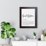 Soul Sister Definition Framed & Unframed Poster