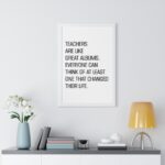 Teachers are like great albums | Roy Kent Framed & Unframed Vertical Poster