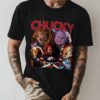 Chucky Shirt Tee Halloween Tshirt Teen Vintege Graphic T Shirt Movie Unisex Crewneck, lachlan watson, chuckey series, glen glenda