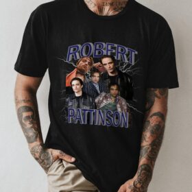 Robert Pattinson Shirt Movies The Twilight Saga New Moon Tshirt Edward Cullen Meme Vintage Tee