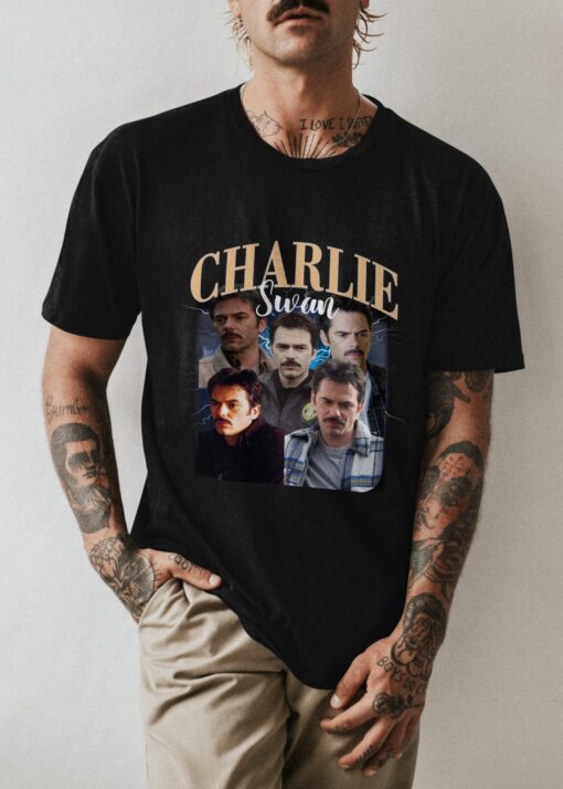 Charlie Swan Shirt Vintage 90's Tee, Billy Burke Fan Made Tee, Team Charlie Tee, Twilight Shirt, Twitlight Movie Shirt,Meme SA