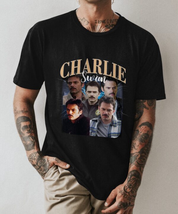 Charlie Swan Shirt Vintage 90's Tee, Billy Burke Fan Made Tee, Team Charlie Tee, Twilight Shirt, Twitlight Movie Shirt,Meme SA