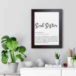 Soul Sister Definition Framed & Unframed Poster