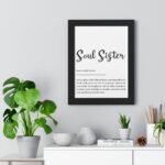 Soul Sister Definition Framed & Unframed Poster