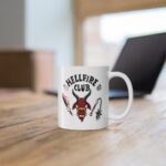 Stranger things Mug, stranger things Cup and Coaster Black and White Mug, Gift For Friend, stranger things Patch, stranger things Merch