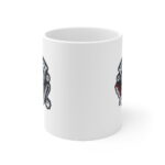 Stranger things Mug, hellfire club mug, stranger things Cup and Coaster Black and White Mug, Gift For Friend, stranger things Patch, stranger things Merch