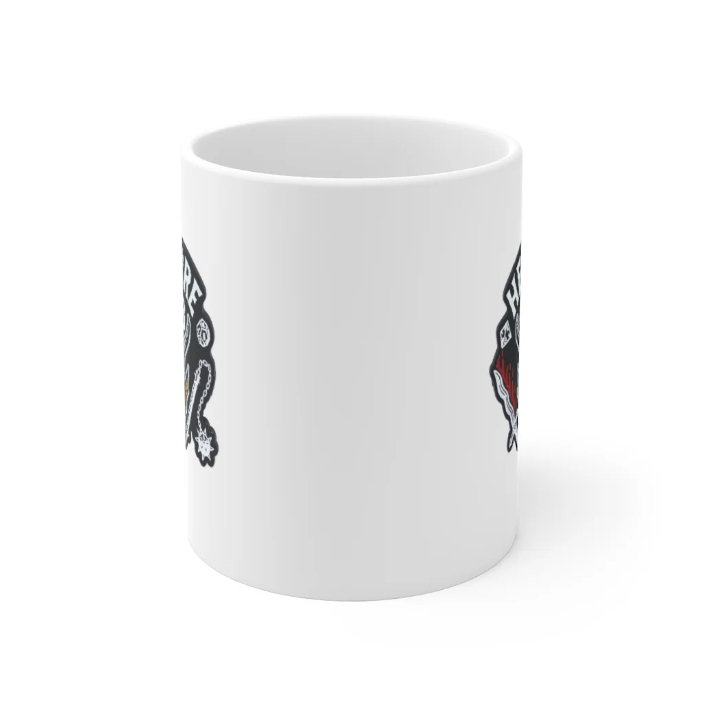 Stranger things Mug, hellfire club mug, stranger things Cup and Coaster Black and White Mug, Gift For Friend, stranger things Patch, stranger things Merch