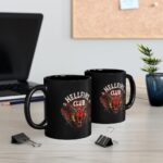 Stranger things Mug, stranger things Cup and Coaster Black and White Mug, Gift For Friend, stranger things Patch, stranger things Merch