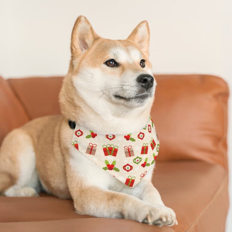 Personalised pet bandana collar