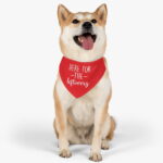 Here For The Leftovers Pet Bandana Collar