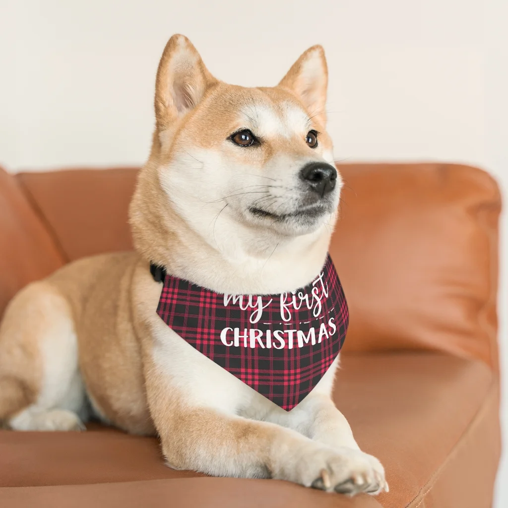 My First Christmas - Pet Bandana Collar