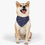 Anchor Blue Pet Bandana Collar