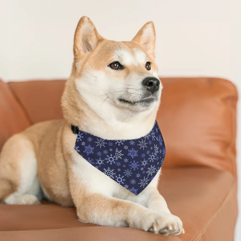 Anchor Blue Pet Bandana Collar