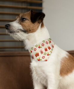 Christmas pet bandana collar