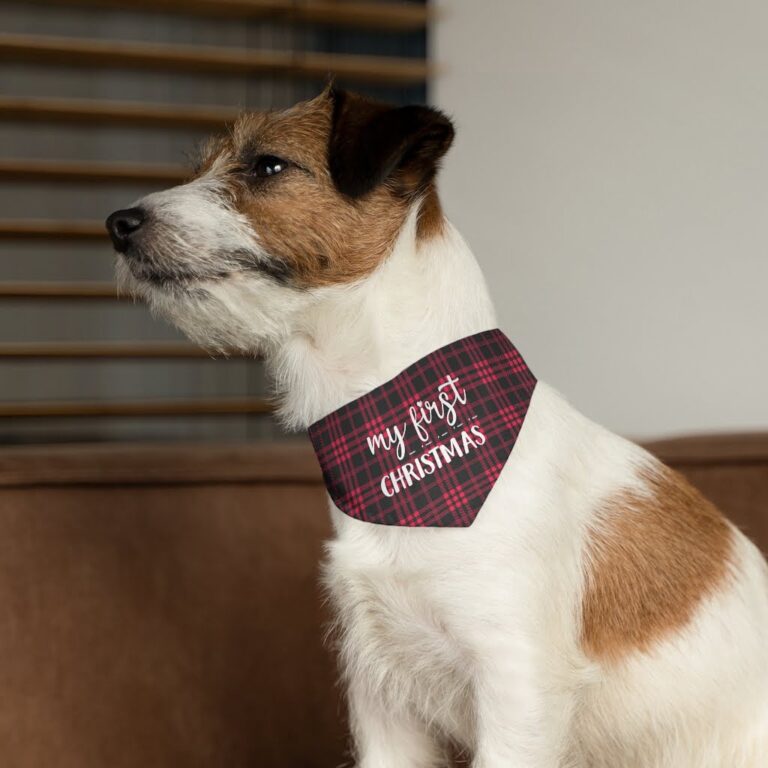 My First Christmas - Pet Bandana Collar
