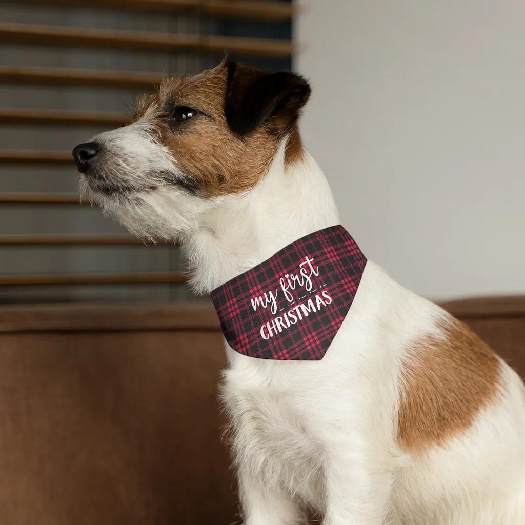 My First Christmas - Pet Bandana Collar