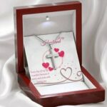 Personalized Cross Necklace Gift for husband