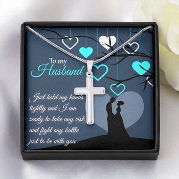 Personalized Cross With Name Necklace