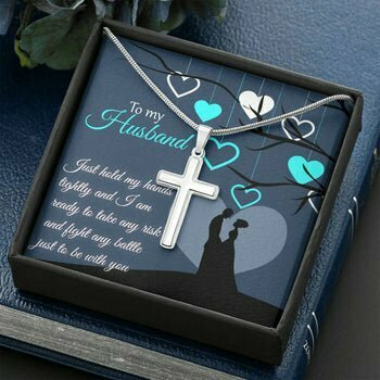 Personalized Cross With Name Necklace