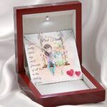 Necklace Gift For Her or Gift For Him With Personalized Message - Image 2