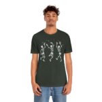 Halloween Party Dancing Skeleton Shirt Skeletons Happy Halloween Tshirt T-shirt Oversized Tee Shirt Comfortable Tee Halloween Shirt Tee - Image 3