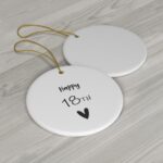 18th Birthday ornament. 18th keepsake, 18th ceramic, 18th Birthday - Image 11