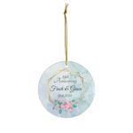 Anniversary Gift for any number of years married - 5th 10th 25th 40th 50th, Personalized Anniversary Ornament, Marriage Anniversary Gift - Image 2