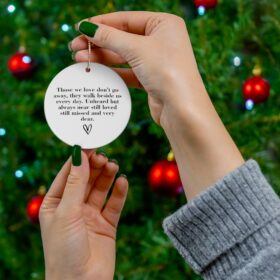 Sympathy, Memorial gift, Those we love don't go away, beautiful memorial quote
