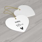 18th Birthday ornament. 18th keepsake, 18th ceramic, 18th Birthday - Image 5